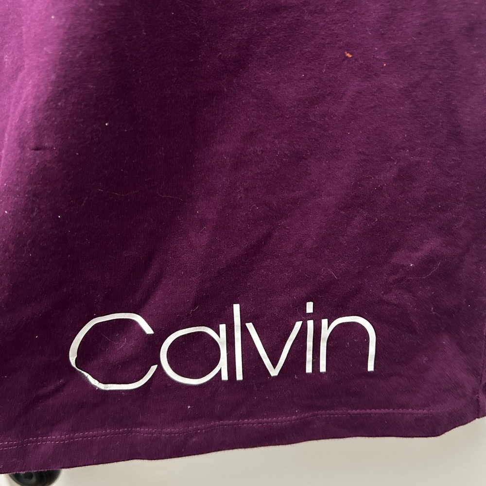 Calvin Klein Deep Purple Lace-Up